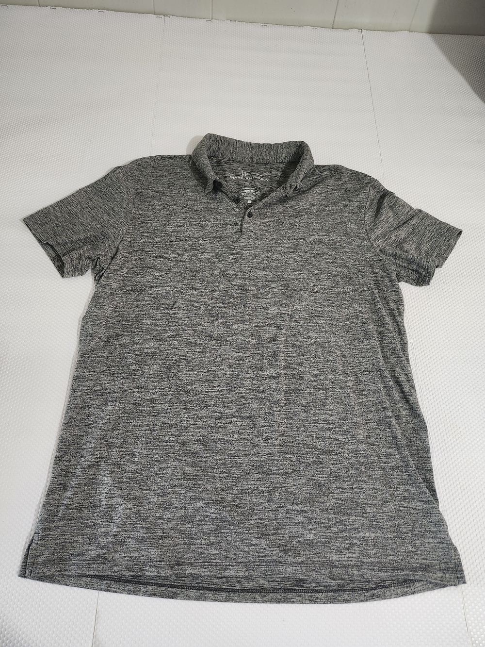 Marc Anthony Gray Heather Polo Shirt